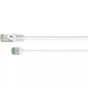 Goobay Ultra-Flexible CAT 8.1 Patch Cable slim U/FTP White - itin trumpas kištukas 99,9% (74360)