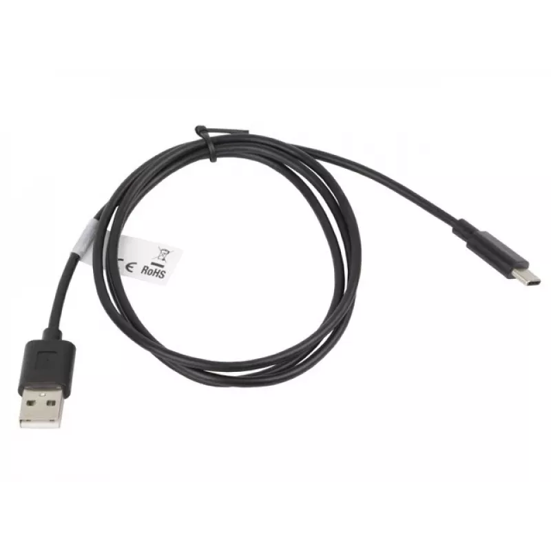 USB 2.0 kabelis Lanberg CA-USBO-10CC-0010-BK (USB A - USB C, 1m, juodas)