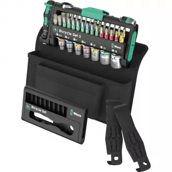 Įrankių rinkinys Wera Bicycle Set 3, 41 dalis – dviračių priežiūrai ir remontui