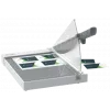 Leitz Precision Home Office popieriaus pjaustyklė A4, 10 lapų, rankinis spaustuvas, nerūdijantis plienas, A4, 80 g/m², antracitas