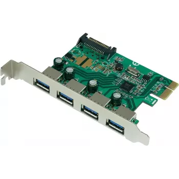 PCIe USB 3.0 valdiklio plokštė Renkforce 1211115 — 4 prievadai