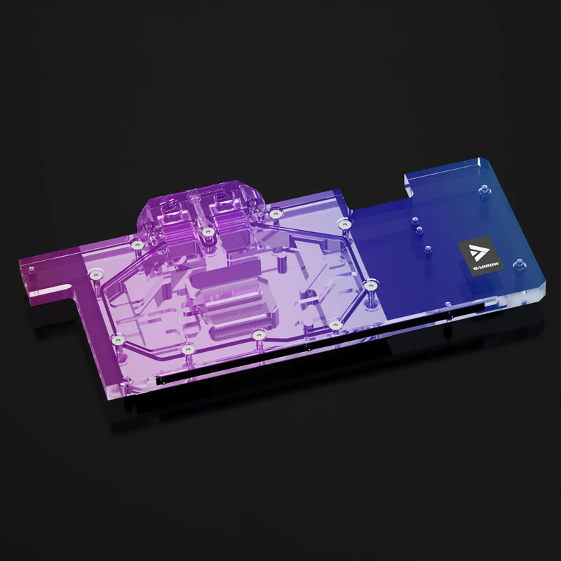 Barrow LRC2.0 pilno dengimo GPU vandens blokas ASUS TUF 3070 Aurora RGB (BS-AST3070-PA2)