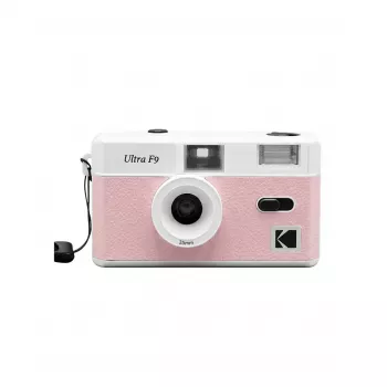Momentinė kamera Kodak 35mm Ultra F9 Baby pink – 35mm juosta, fiksuota F9 diafragma