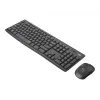 Logitech MK295 Silent - belaidis klaviatūros ir pelės rinkinys - 2,4 GHz - grafitas - vengriškas išdėstymas