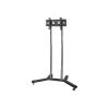 Edbak TR1 mobilus stovas informaciniams ekranams 190,5 cm (75 inch), juodas, nerūdijantis plienas
