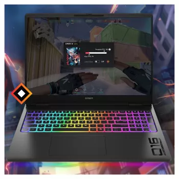 HP OMEN MAX 16-ah0095ng nešiojamas kompiuteris Intel Core Ultra 9 275HX, NVIDIA GeForce RTX 5080, 32GB, 2TB SSD, W11Home