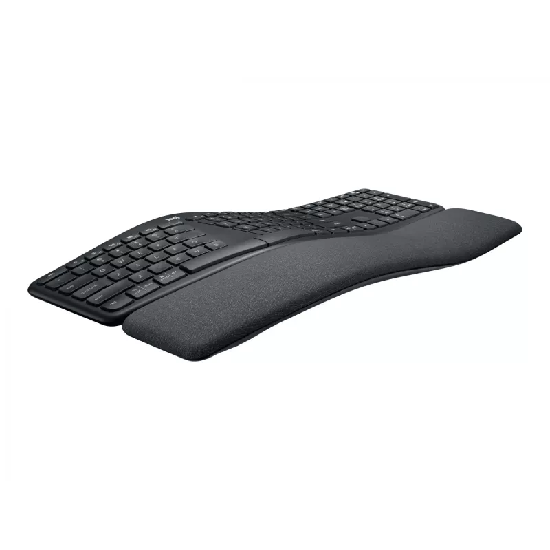 Logitech Ergo K860 for Business belaidė klaviatūra RF Wireless + Bluetooth Šveicariška grafito spalva (920-010347)