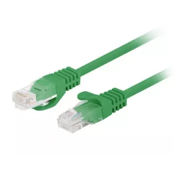 PATCHCORD Cat.5E UTP 1,5 m žalias FLUKE PASSED LANBERG 10 vnt. pakuotė