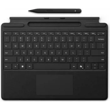 Klaviatūros dangtelis Microsoft Surface Pro 10 su CoPilot mygtuku ir Slim Pen 2 palaikymu – Juoda