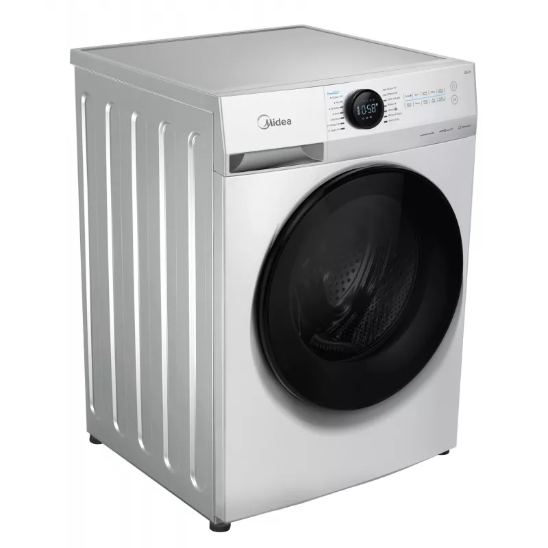 Skalbimo mašina Midea MF200W80WB/W-HR, pakrovimas iš priekio, 8 kg, 1400 aps./min., LCD, garai, 60 cm pločio