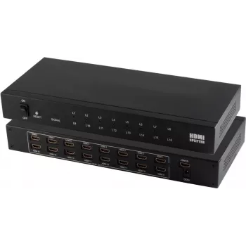 HDMI skirstytuvas ShiverPeaks 05-03016 — 1 įvestis į 16 išėjimų, palaiko 4K2K