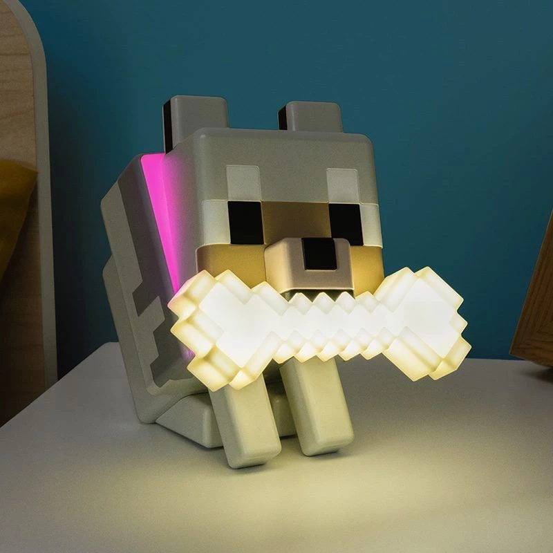 Paladone Minecraft Wolf GloBuddies šviesa