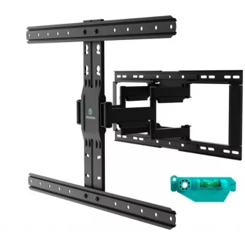 Grindinis TV stovas ONKRON SM6-B 32–90 colių ekranams, 50 kg, VESA 200×200–600×400, pakreipimas -10–5°, pasukimas 40°