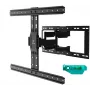 Grindinis TV stovas ONKRON SM6-B 32–90 colių ekranams, 50 kg, VESA 200×200–600×400, pakreipimas -10–5°, pasukimas 40°