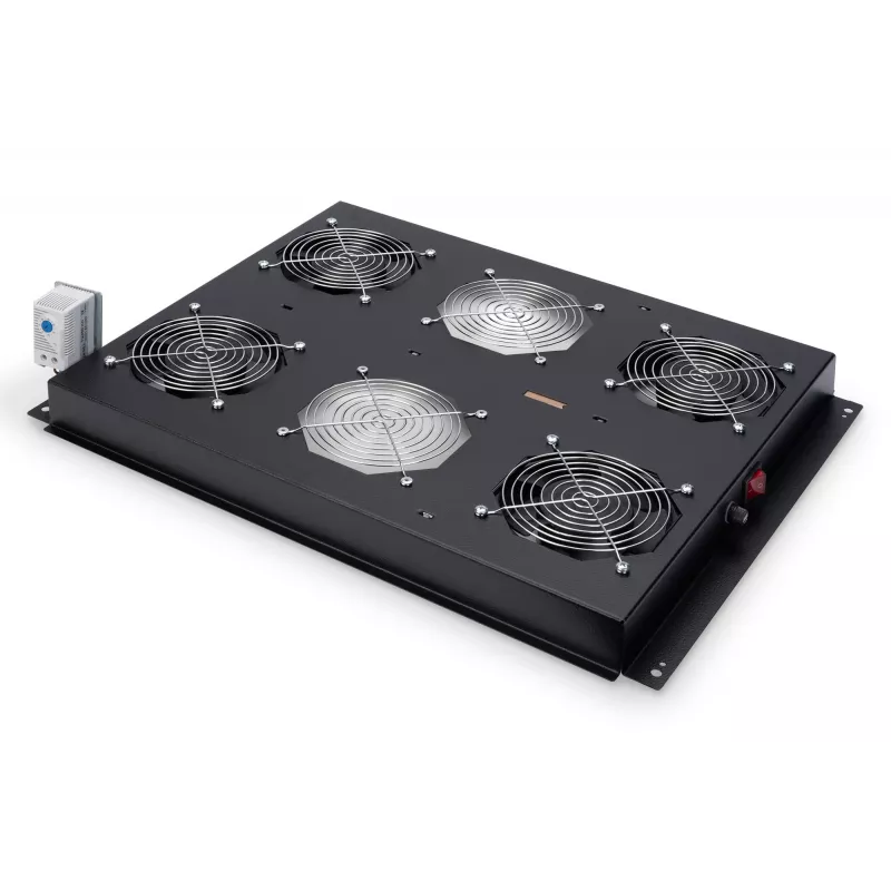 Stogo ventiliacinis blokas Digitus DN-19 FAN-4-SRV-B
