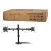 Monitorų laikiklis LOGILINK BP0099 dviem ekranams, iki 81,3 cm (32 col.), VESA 75×75–100×100, max 8 kg, juodas