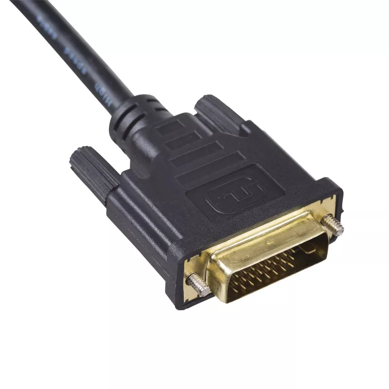 Akyga AK-AV-11 HDMI–DVI-D (24+1) kabelis, 1,8 m, juodas