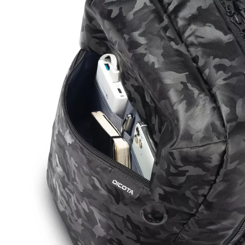 Kuprinė DICOTA D32126 Casual, kamufliažinis, poliesteris