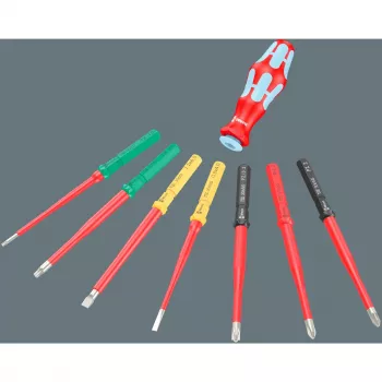Wera Kraftform Kompakt VDE Stainless 17 itin plonas atsuktuvų rinkinys (05006631001)