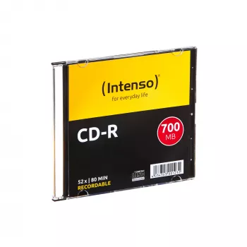 Intenso 10 x CD-R 700MB (80 min.) 40x - plonuose dėkluose (1001622)