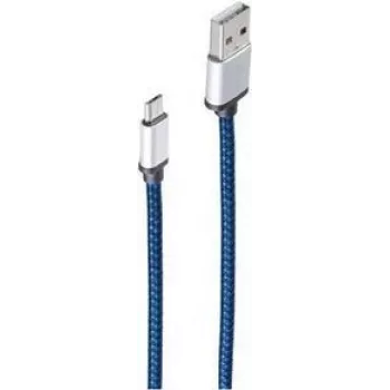 ShiverPeaks BS14-50020 - 0,9 m - USB A - Micro-USB B - USB 2.0 - 480 Mbit/s - Mėlyna