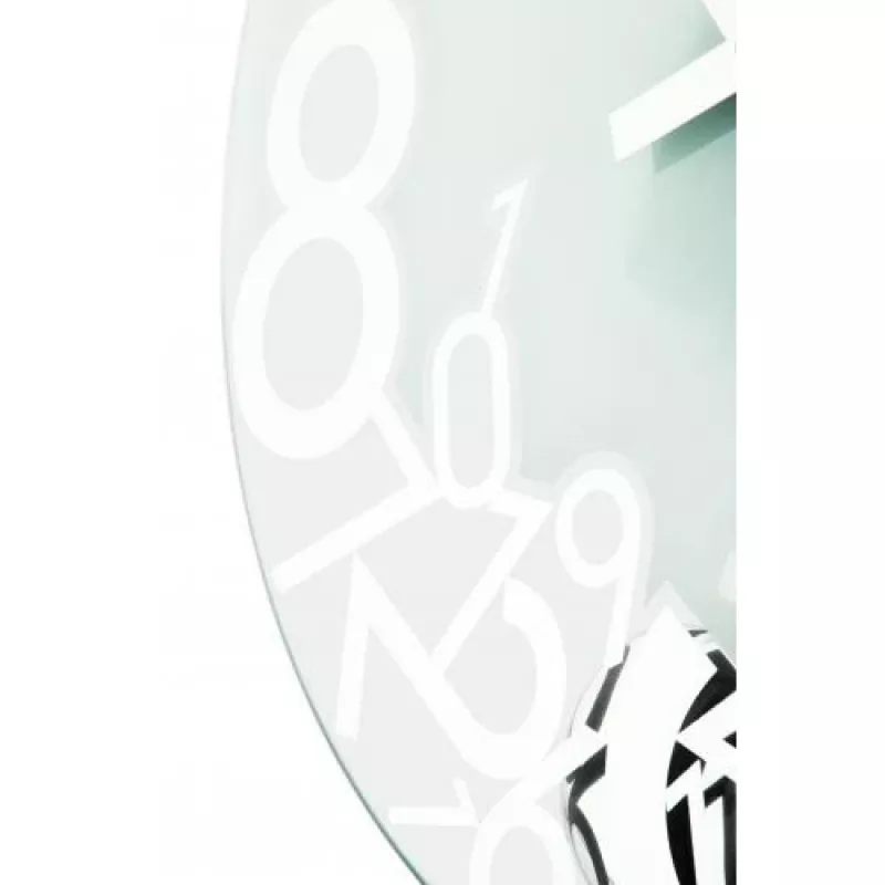 NeXtime laikrodis 8115 Dropped, Ø43 cm, sieninis, sidabrinis