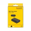 DeLOCK USB jungiklis 2 PC prie 1 įrenginio 5 Gbps juodas