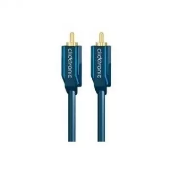Audio kabelis (RCA kištukas / RCA kištukas), 50 omų – 3,0 m RCA koaksialinis kabelis dinamiškam garsui – Audio kabelis (RCA kištukas / RCA kištukas), 75 omų