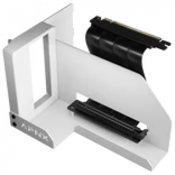 APNX Vertical GPU Mounting Kit GAZU-1045 White – vertikalus GPU laikiklis korpusams, baltas