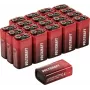 Voltcraft VC-16107985 9 V blokinė baterija, šarminė-mangano, 550 mAh, 9 V, 20 vnt. (VC-16107985)