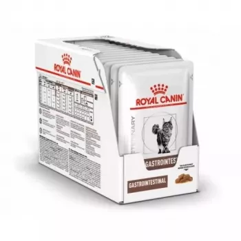 Šlapias kačių ėdalas Royal Canin Gastrointestinal 85 g paketėlis — mėsa, 12 x 85 g, suaugusioms katėms, virškinimo problemoms