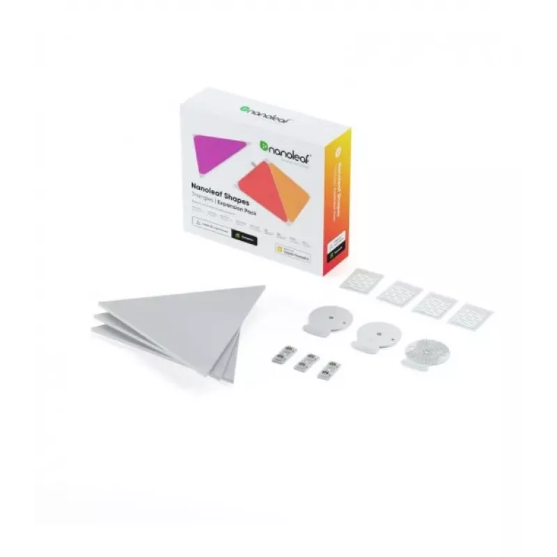Nanoleaf SHAPES plėtinio rinkinys NL47-0001TW-3PK (3 skydeliai)