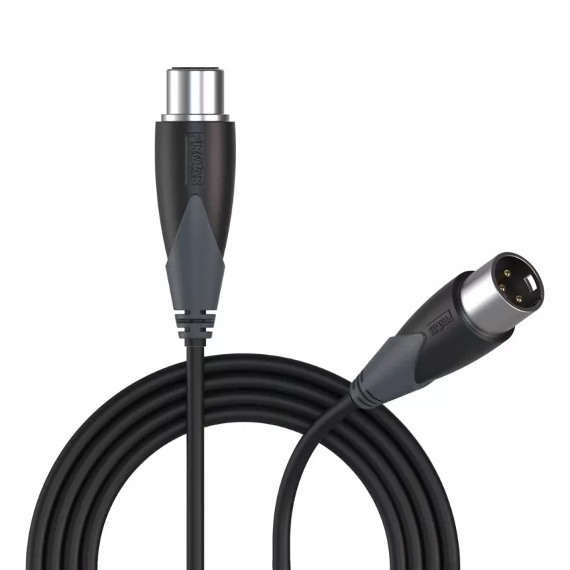 PROCAB CLA901/3 garso kabelis 3 m XLR (3 kontaktų) juoda, pilka