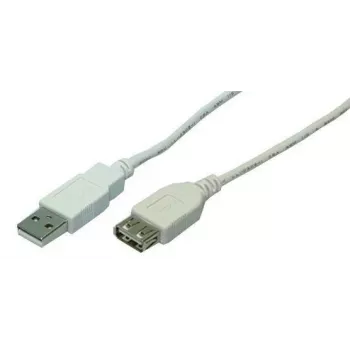 Logilink USB 2.0 ilginimo laidas, USB-A (motina) į USB-A (tėvas), 3 m, pilka