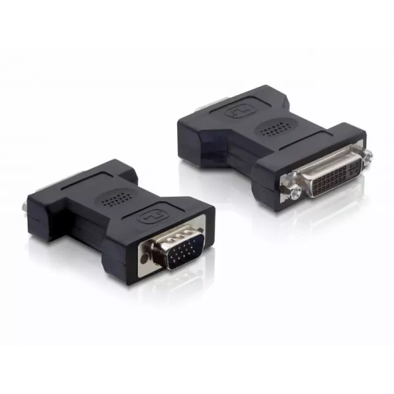 Delock VGA adapteris DVI-I (mot.) į HD-15 VGA (pat.) su varžteliais (65017)