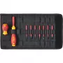 Atsuktuvų rinkinys Wiha slimVario starter set 41232 (2831T901) – izoliuoti antgaliai ir ergonomiška rankena