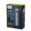 Philips All-in-One Trimmer MG5920/15 Series 5000, Nerūdijantis plienas, 0,5 mm, 1,6 cm, 1 mm, Barzda, Ausys, Nosis, Baterija