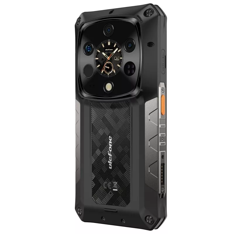 Atsparus išmanusis telefonas UleFone Armor 28 Ultra Thermal 5G — 16 GB RAM, 1 TB atminties, juodas