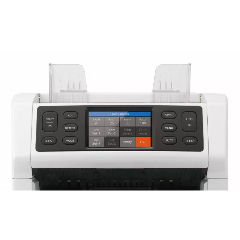 Banknotų skaičiavimo mašina Safescan 2850 balta LCD AC 110-240V