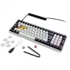 SKILLER SGK50 S2, žaidimų klaviatūra balta, DE išdėstymas, Gateron Red