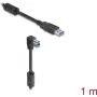 DeLOCK USB laidas, A tipo kištukas į B tipo kištuką 90° žemyn, 1 m