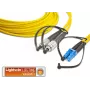 Lightwin LDP-09 FC-LC 2.0 šviesolaidinis kabelis 2 m LSOH OS2 2x FC 2x LC geltonas (LDP-09 FC-LC 2.0)