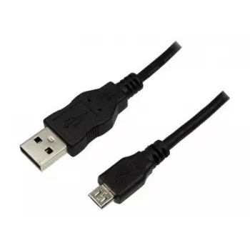 LogiLink USB 2.0 jungiamasis laidas, 1,8 m, juodas, USB-A kištukas – USB Micro-B kištukas, atitinka USB 2.0 (CU0034)