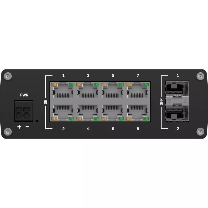 Teltonika TSW210 jungiklis, 8x RJ45, 2x SFP