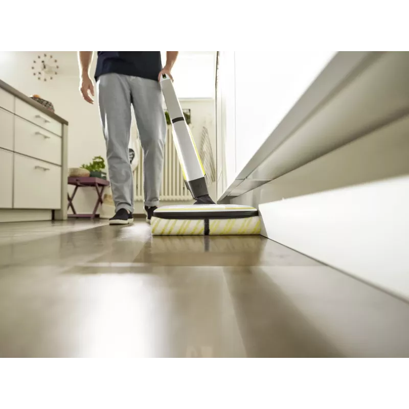 Kärcher FC 7 CORDLESS belaidis elektrinis šluotvynėlis, akumuliatorinis, be maišelio, juoda/balta/geltona, 2.85 Ah