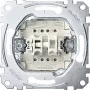 Mygtukinis jungiklis Merten MEG3155-0000 — 1P, metalinis, 250 V AC, 10 A