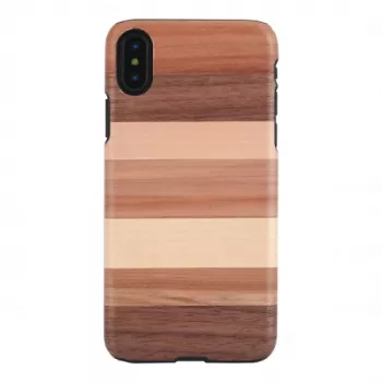 Apsauginis dėklas iš medžio ir polikarbonato iPhone X/XS – juodas