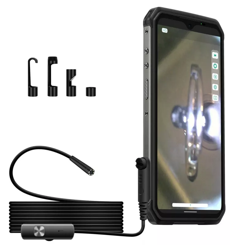 Ulefone uSmart UF-EC endoskopo kamera išmaniesiems telefonams, juoda