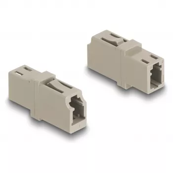 DeLOCK optinio pluošto mova LC Simplex motina – LC Simplex motina OM1/OM2 smėlio spalvos