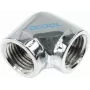 Alphacool HF L-jungtis G1/4 vidinis sriegis prie G1/4 vidinio sriegio - Chromas (17041)